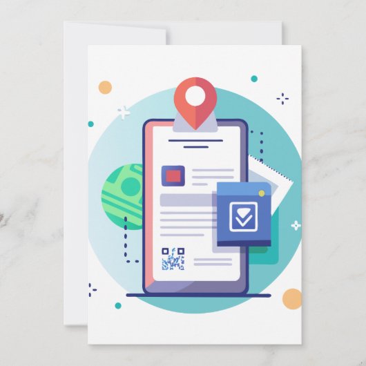 Invitation de réalité augmentée interactif (Devant)