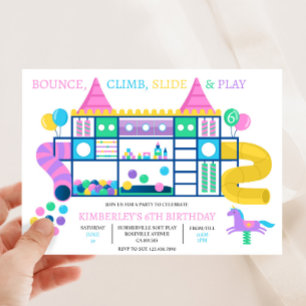 Invitation de rebond de jeu doux Gymnase de jungle