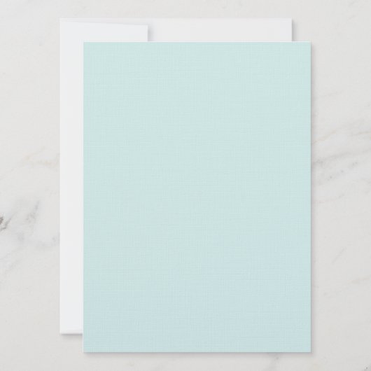 Invitation de réception après le mariage (Dos)