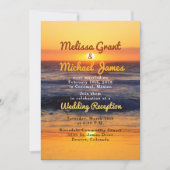 Invitation de réception après mariage uniquement à (Devant)