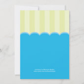 Invitation de réception au bord de la piscine (Dos)