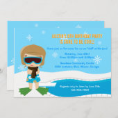 Invitation de réception au bord de la piscine (Devant / Derrière)