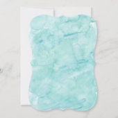 Invitation de réception au bord de la piscine de (Dos)