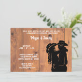 Invitation de réception Cowgirl et Cowboy (Debout devant)
