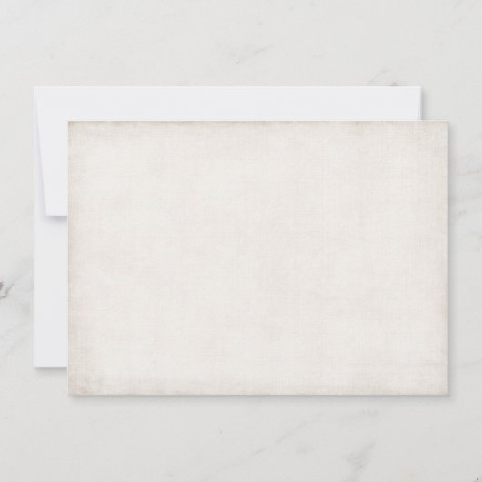 Invitation de réception de brunch de mariage après (Dos)