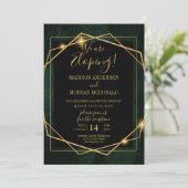 Invitation de réception de fuite dans un cadre Tro (Debout devant)