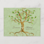 Invitation de réception de la racine de l'arbre de (Dos)