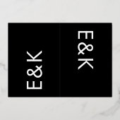 Invitation DE RÉCEPTION DE L'HÔTEL D'OR Ultra Mode (Verso)