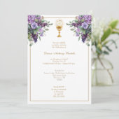 Invitation de réception de l'ordre du prêtre de di (Debout devant)