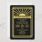 Invitation de réception de mariage après la cérémo (Devant)