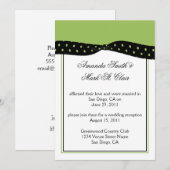 Invitation de réception de mariage après la cérémo (Devant / Derrière)