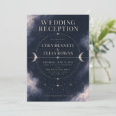 Invitation de réception de mariage | Céleste au cl (Debout devant)
