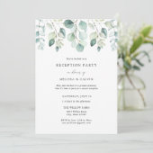 Invitation de réception de mariage décontractée au (Debout devant)