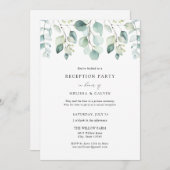 Invitation de réception de mariage décontractée au (Devant / Derrière)