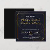 Invitation de réception de mariage Enregistrer la  (Devant / Derrière)