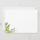 Invitation de réception de mariage intime Tied The (Dos)