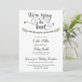 Invitation de réception de mariage "Nous nous mari (Debout devant)