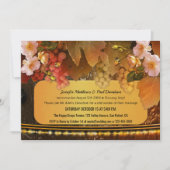 Invitation de réception de mariage post-mariage un (Devant)