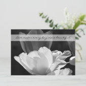 Invitation de réception de mariage -- Tulipe de pr (Debout devant)