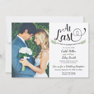Invitation de réception de mariage ultime