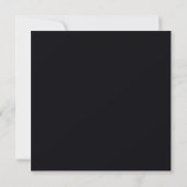 Invitation de réception de mariage uniquement (Dos)