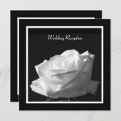 Invitation de réception de mariage uniquement avec (Devant / Derrière)