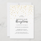 Invitation de réception de mariage uniquement avec (Devant)