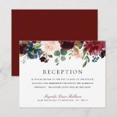 Invitation de réception du bouquet | de Bourgogne (Devant / Derrière)