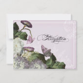 Invitation de réception du mariage de Glory Hydran (Dos)