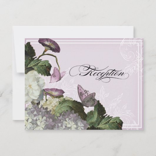 Invitation de réception du mariage de Glory Hydran (Dos)