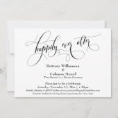 Invitation de réception élégante et simple pour Ha (Devant)