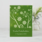 Invitation de réception en plein air (Debout devant)