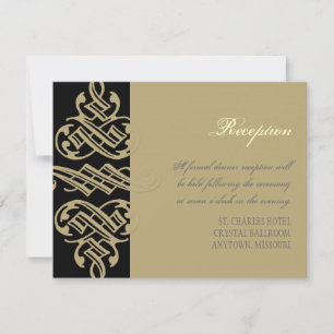 Invitation de réception Swirl pour les imprimantes
