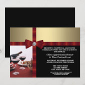 Invitation de reconnaissance de client d'événement (Devant / Derrière)