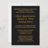 Invitation de reconnaissance de client d'événement (Dos)