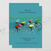 Invitation de recyclage de fête d'anniversaire (Devant / Derrière)