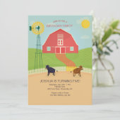 Invitation de Red Barn (Debout devant)