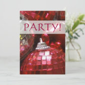Invitation de Red Baubles 'Party ! ' (Debout devant)