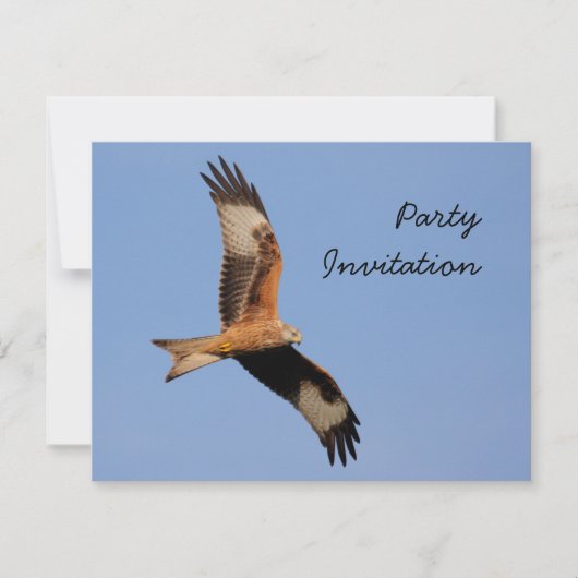Invitation de Red Kite Party (Devant)