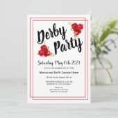 Invitation de Red Roses Derby Party (Debout devant)