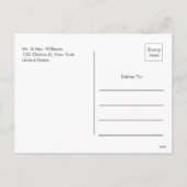 Invitation de remerciement automnal rustique de ci (Dos)