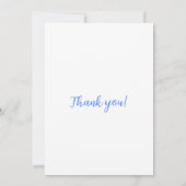 Invitation de remerciement de Peter le Lapin (Dos)