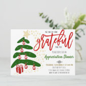 Invitation de Remerciement pour les Fêtes, Entrepr (Debout devant)