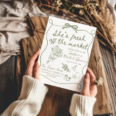 Invitation de Remise de Cadeaux de Mariée Fraîche