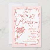 Invitation de Remise de Cadeaux de Mariée Fraîche  (Devant)