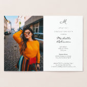 Invitation de remise de diplôme et de fête avec ph (Intérieur)