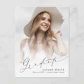 Invitation de remise de diplômes avec écriture chi (Devant)