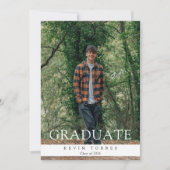 Invitation de remise de diplômes avec photo (Devant)