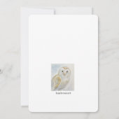 Invitation de remise de diplômes de chouette migno (Dos)