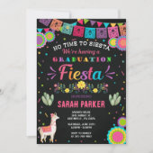 Invitation de remise de diplômes Fiesta (Devant)